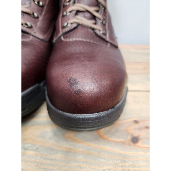 Timberland Pro Boots Mens Size 11.5 M Titan Alloy Toe Work Dark Mocha Leather main image 9